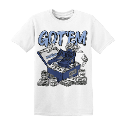Midnight Navy 5s T Shirt Match Dollar Sneaker Box - NastyJamz