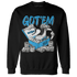 Powder Blue 9s Sweatshirt Match Dollar Sneaker Box - NastyJamz