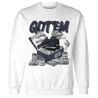 VaporMax-Plus-Midnight-Navy-White-Metallic-Silver-NastyJamz-Sweatshirt-Match-Dollar-Sneaker-Box