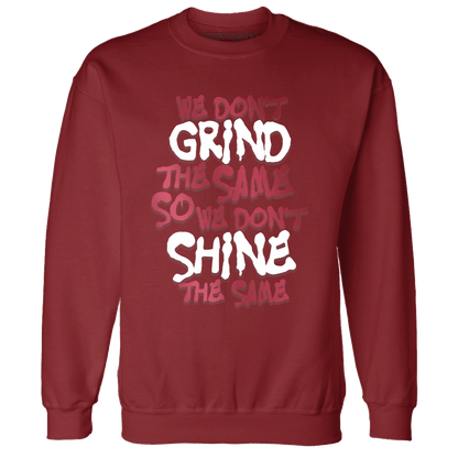 High 85 Metallic Burgundy 1s Sweatshirt Match Dont Shine The Same - NastyJamz