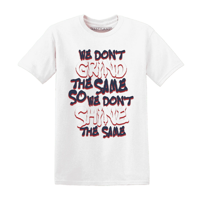 White-Navy-6s-T-Shirt-Match-Dont-Shine-The-Same