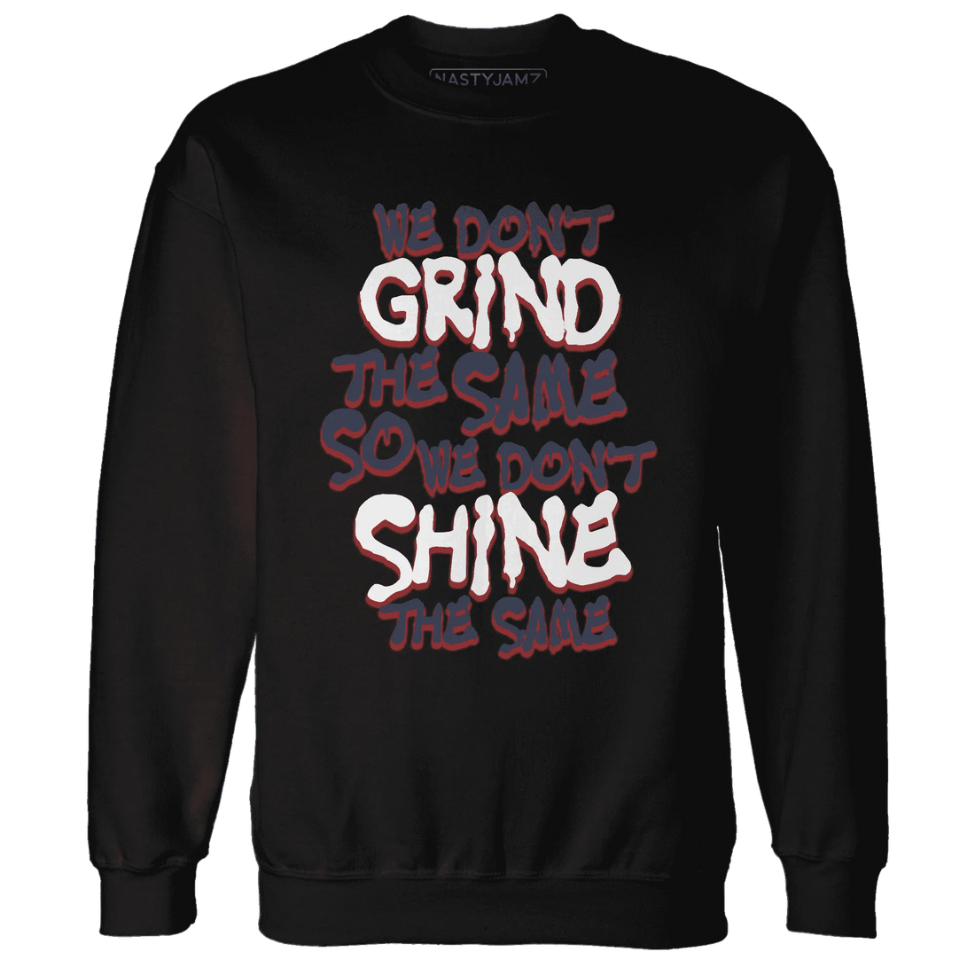 White-Navy-6s-Sweatshirt-Match-Dont-Shine-The-Same