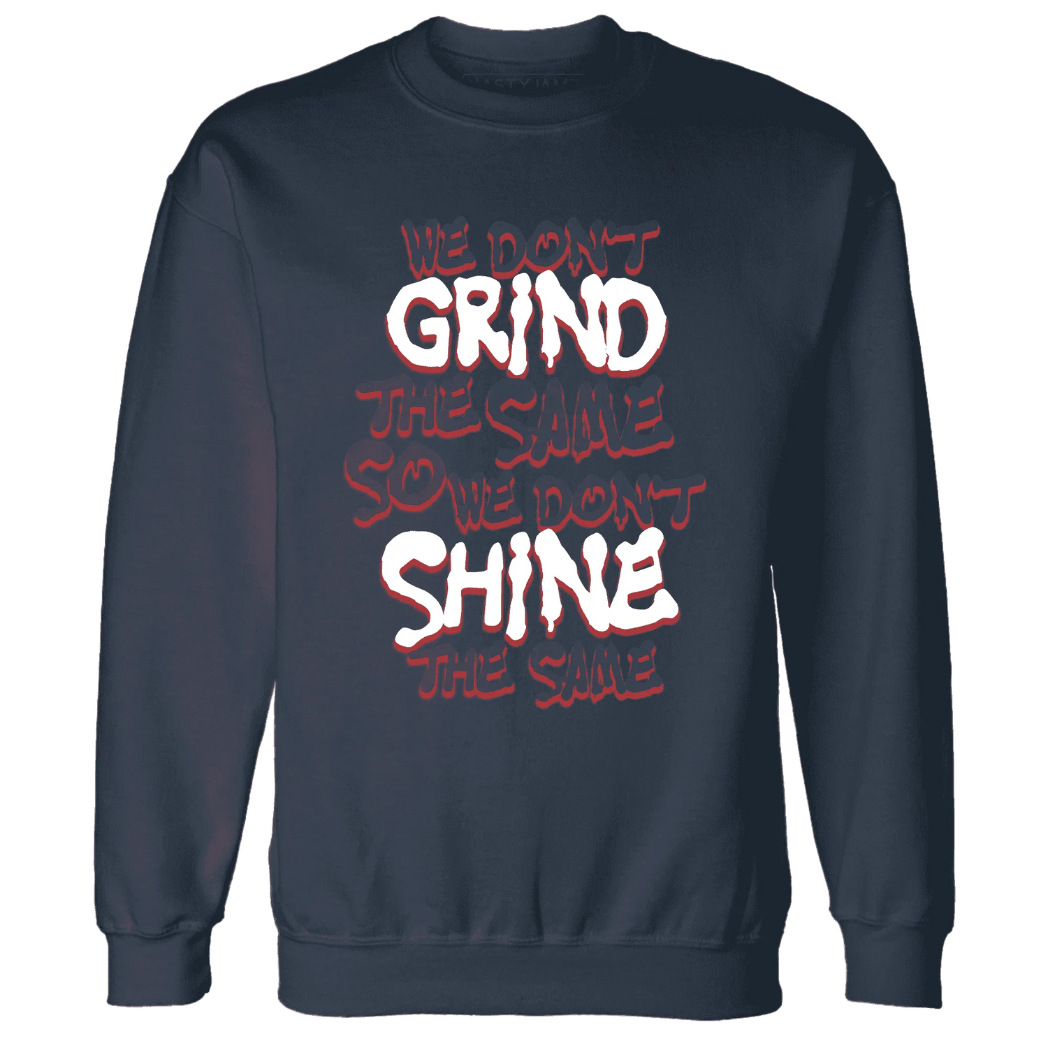 White-Navy-6s-Sweatshirt-Match-Dont-Shine-The-Same