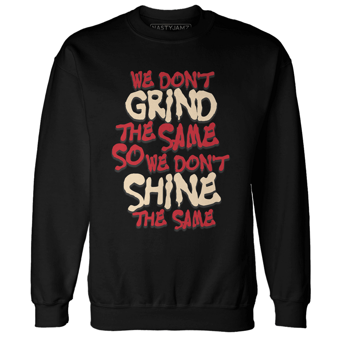Jumman Jack University Red Sweatshirt Match Dont Shine The Same - NastyJamz