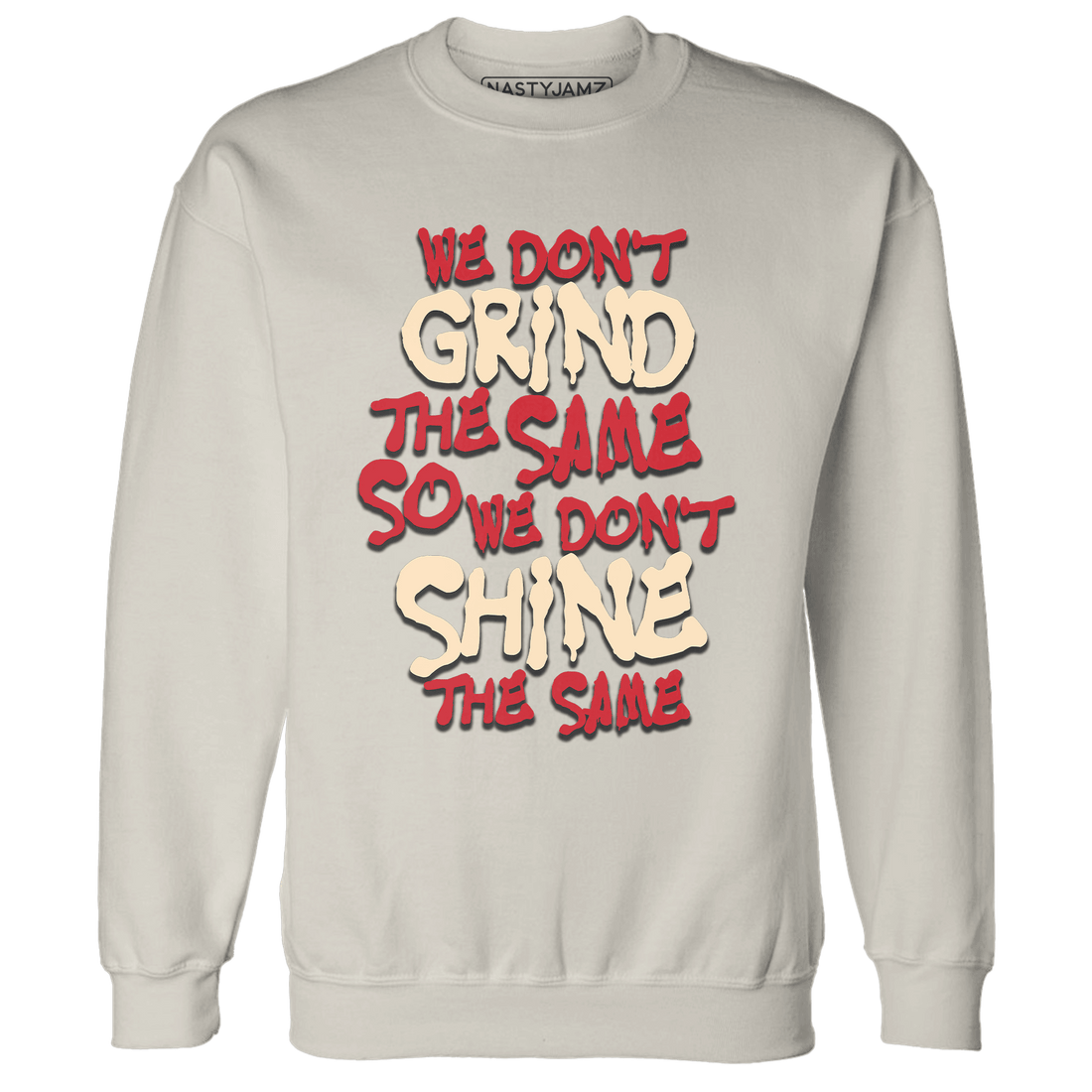 Jumman Jack University Red Sweatshirt Match Dont Shine The Same - NastyJamz