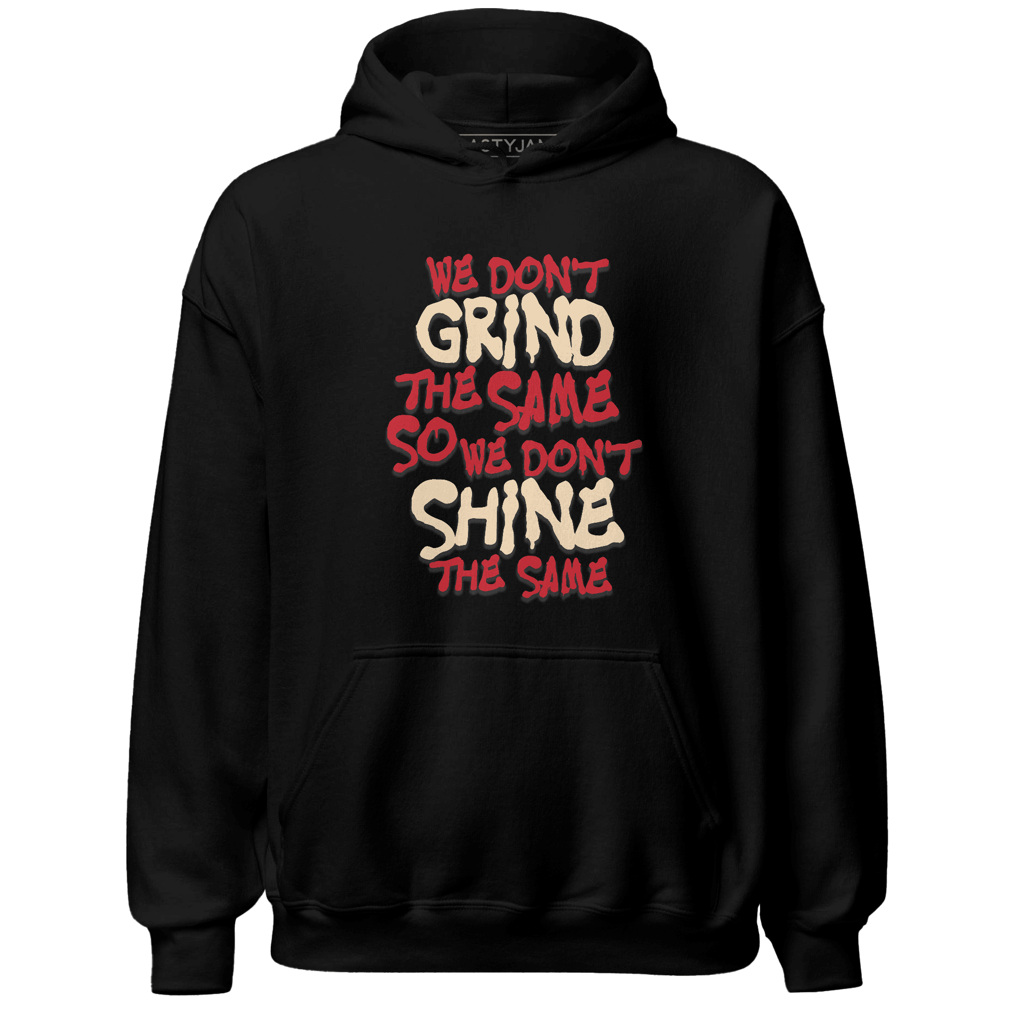 Jumman Jack University Red Hoodie Match Dont Shine The Same - NastyJamz