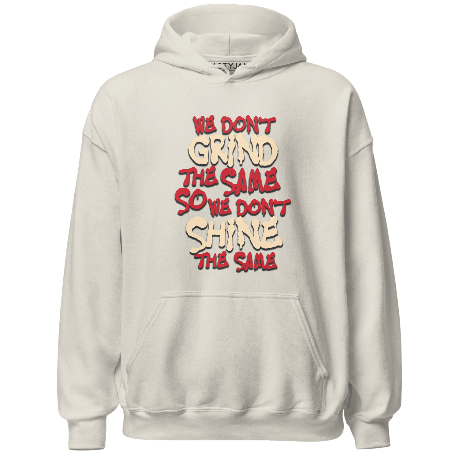 Jumman Jack University Red Hoodie Match Dont Shine The Same - NastyJamz