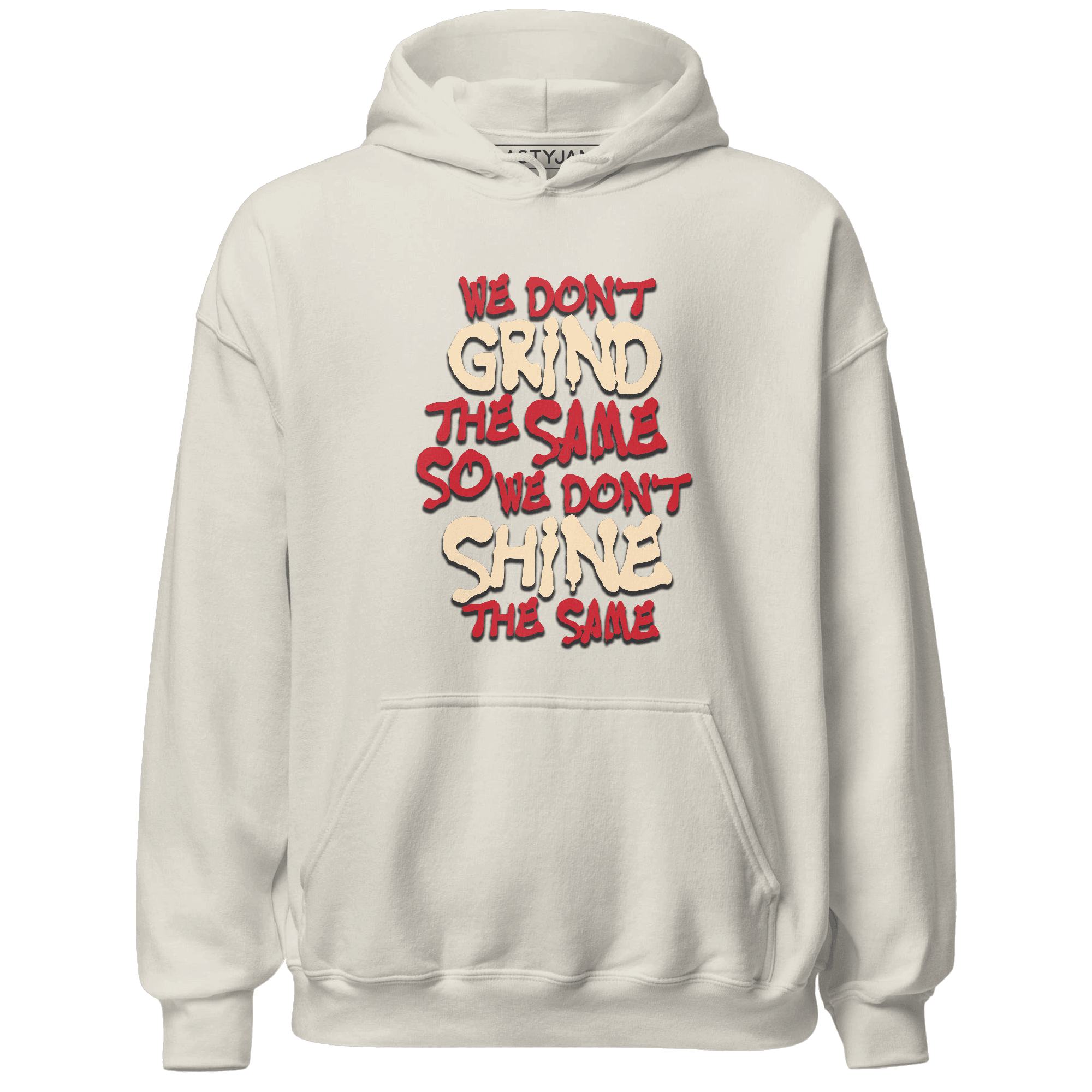 Jumman Jack University Red Hoodie Match Dont Shine The Same - NastyJamz