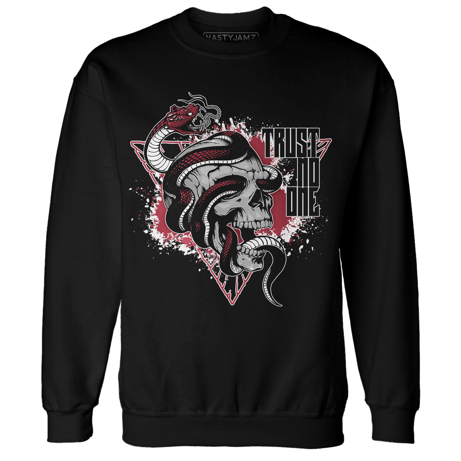 High 85 Metallic Burgundy 1s Sweatshirt Match Dont Trust Any - NastyJamz