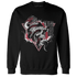 High 85 Metallic Burgundy 1s Sweatshirt Match Dont Trust Any - NastyJamz
