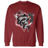 High 85 Metallic Burgundy 1s Sweatshirt Match Dont Trust Any - NastyJamz