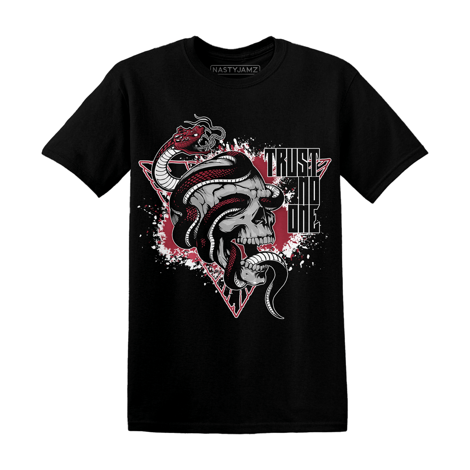 High 85 Metallic Burgundy 1s T Shirt Match Dont Trust Any - NastyJamz