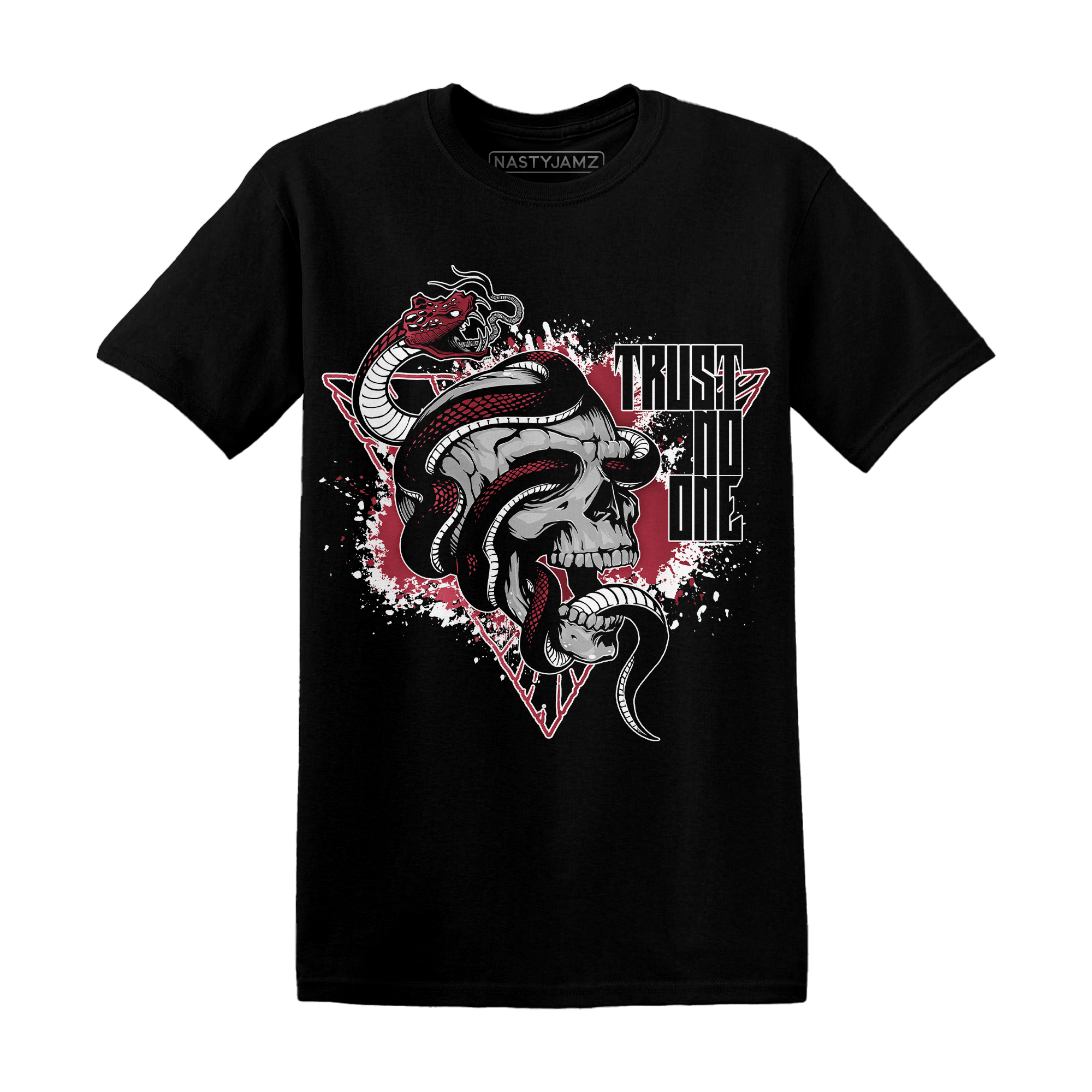 High 85 Metallic Burgundy 1s T Shirt Match Dont Trust Any - NastyJamz