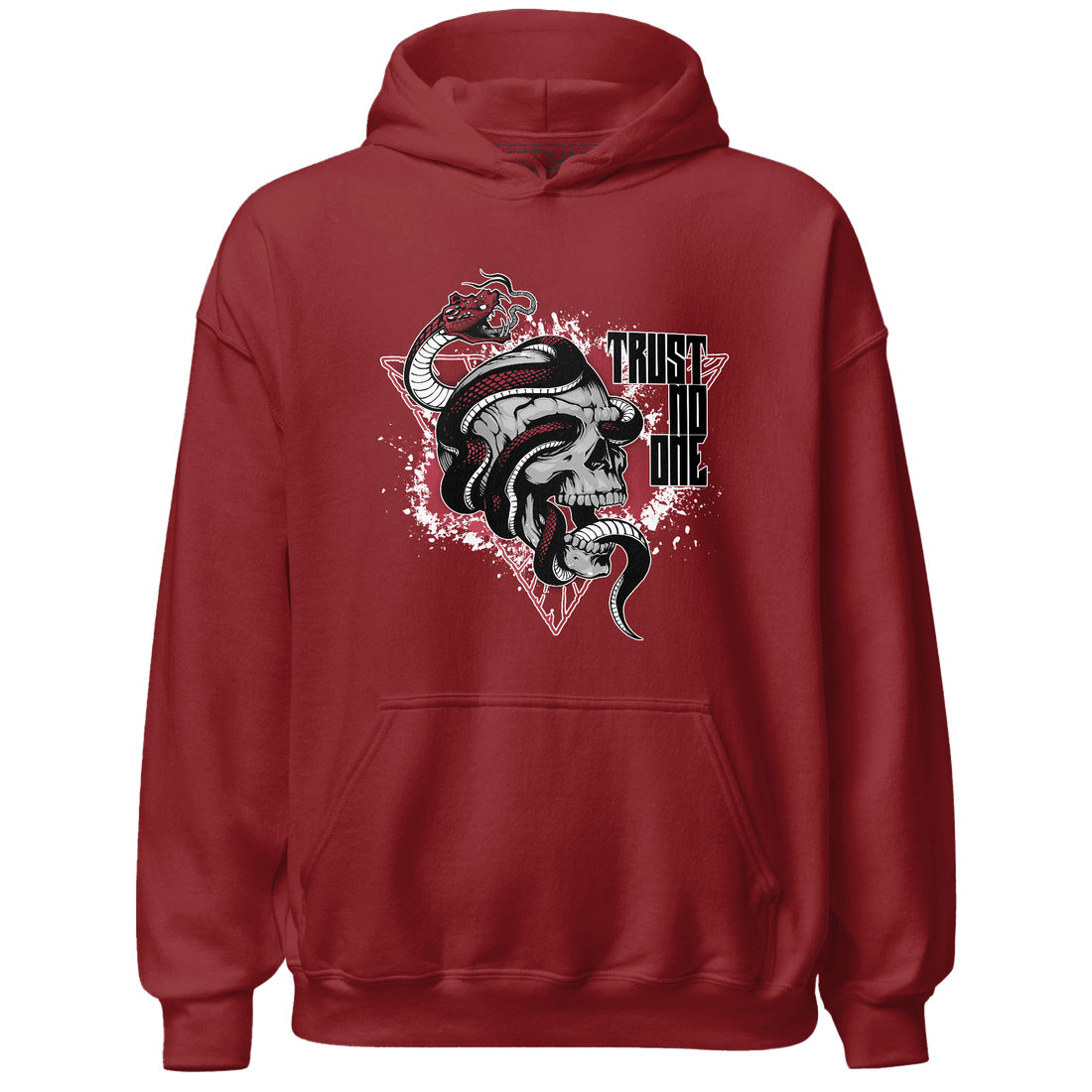 High 85 Metallic Burgundy 1s Hoodie Match Dont Trust Any - NastyJamz