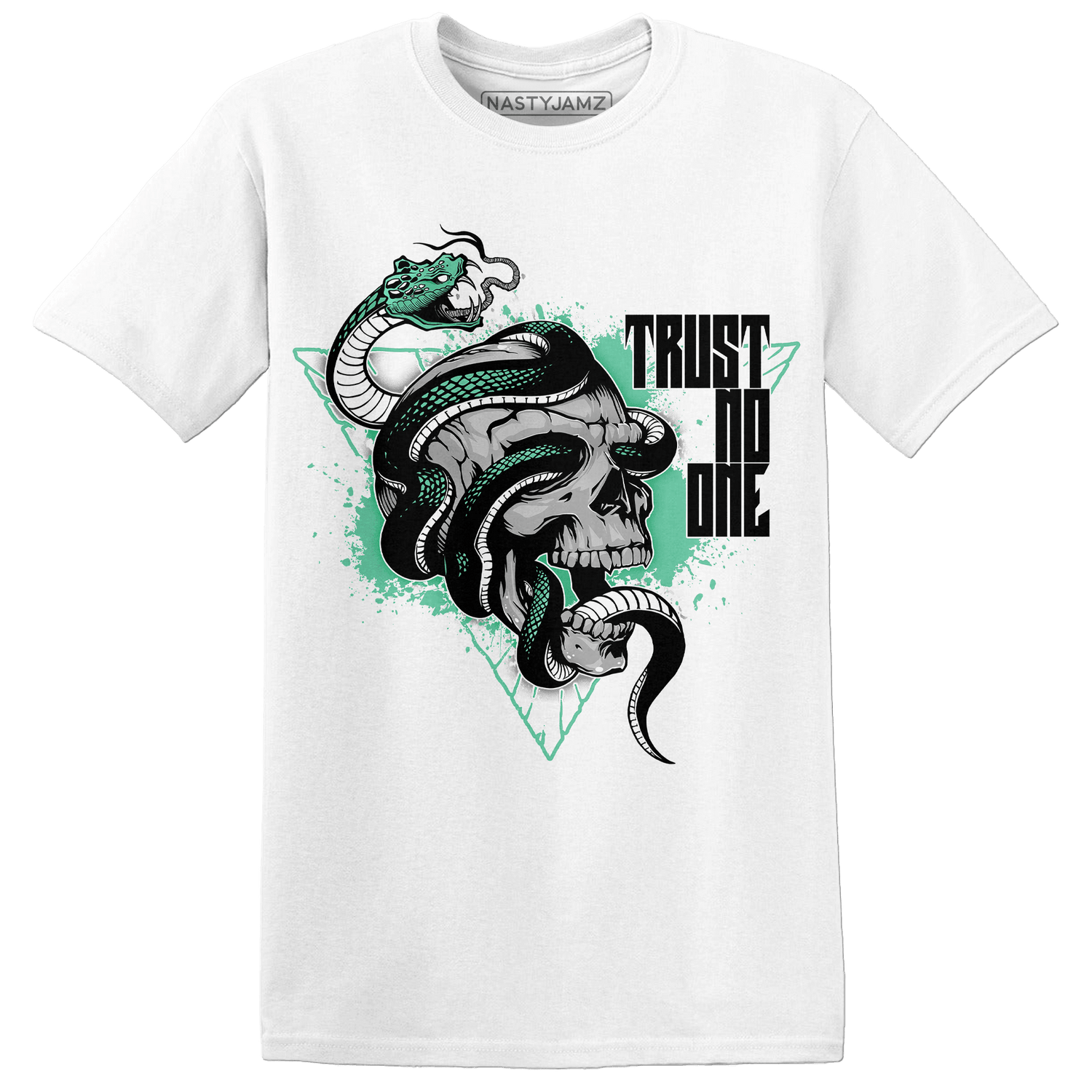 High OG Green Glow 1s T Shirt Match Dont Trust Any - NastyJamz
