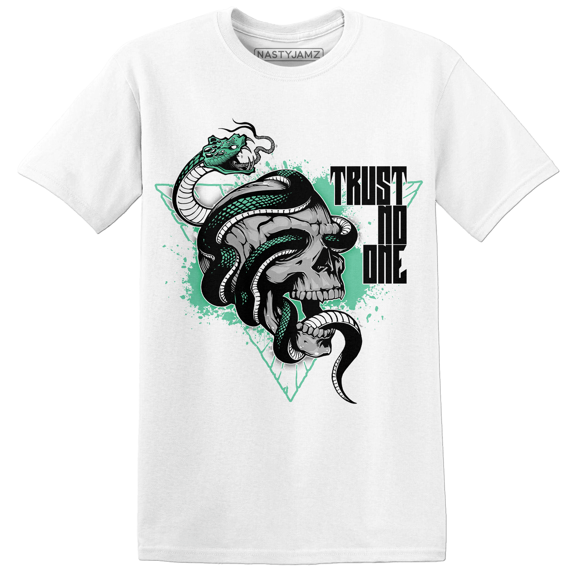 High OG Green Glow 1s T Shirt Match Dont Trust Any - NastyJamz