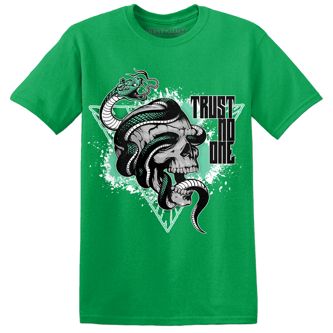 High OG Green Glow 1s T Shirt Match Dont Trust Any - NastyJamz