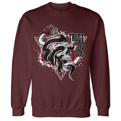 High White Team Red 1s Sweatshirt Match Dont Trust Any - NastyJamz