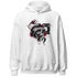 High White Team Red 1s Hoodie Match Dont Trust Any - NastyJamz