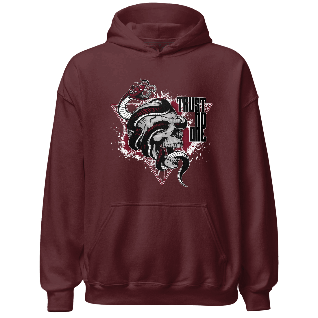 High White Team Red 1s Hoodie Match Dont Trust Any - NastyJamz