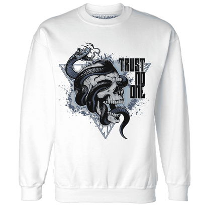 Mid Diffused Blue Grey 1s Sweatshirt Match Dont Trust Any - NastyJamz