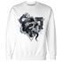 Mid Diffused Blue Grey 1s Sweatshirt Match Dont Trust Any - NastyJamz