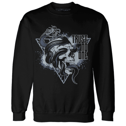 Mid Diffused Blue Grey 1s Sweatshirt Match Dont Trust Any - NastyJamz