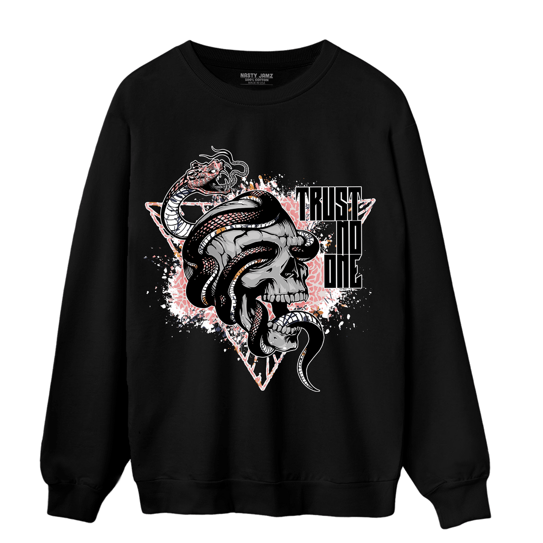 Red Stardust 3s Sweatshirt Match Dont Trust Any - NastyJamz