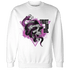 GS Hyper Violet 4s Sweatshirt Match Dont Trust Any - NastyJamz