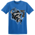 Industrial Blue 4s T Shirt Match Dont Trust Any - NastyJamz