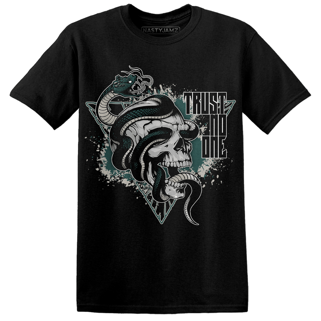Oxidized Green 4s T Shirt Match Dont Trust Any - NastyJamz