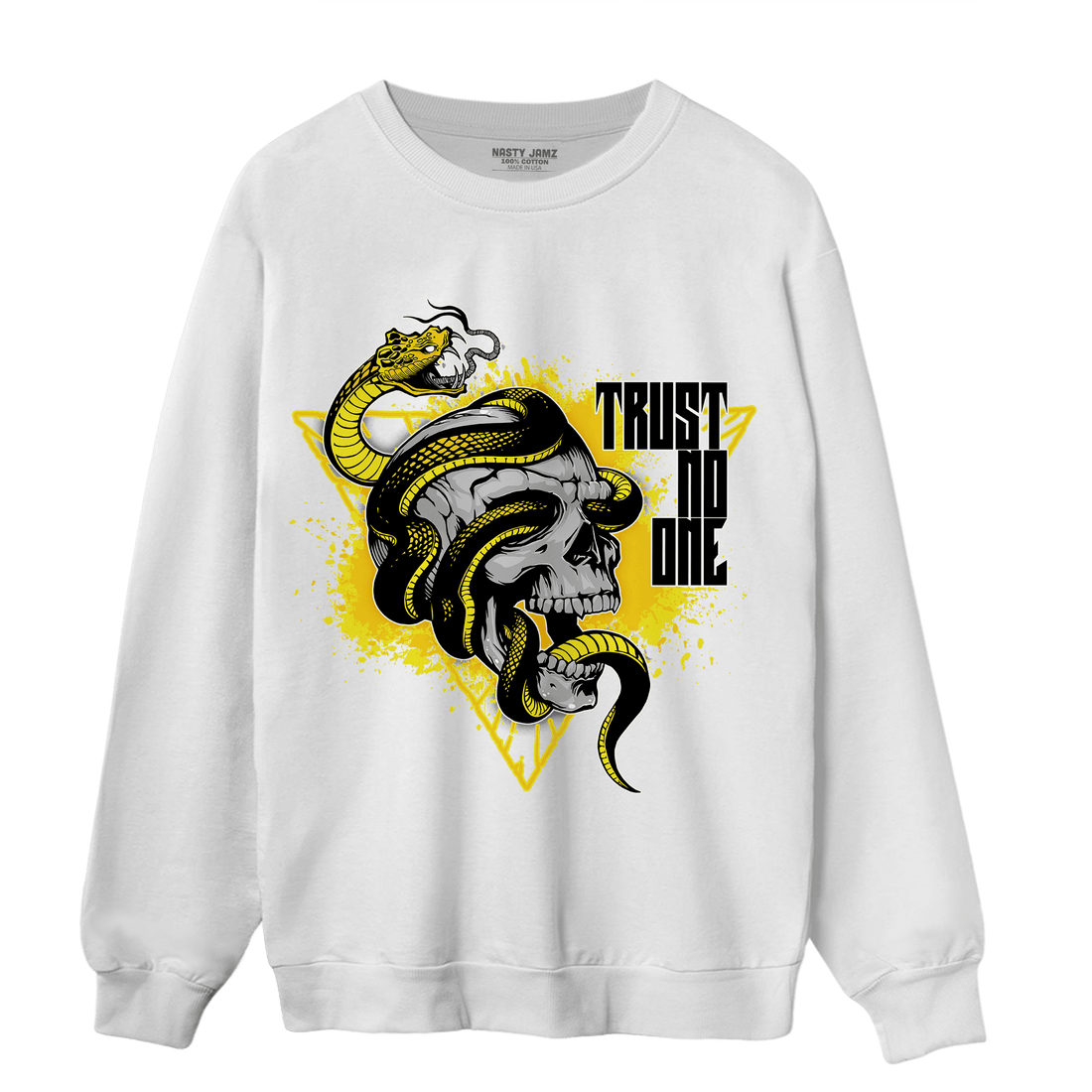 Vivid Sulfur 4s Sweatshirt Match Dont Trust Any - NastyJamz