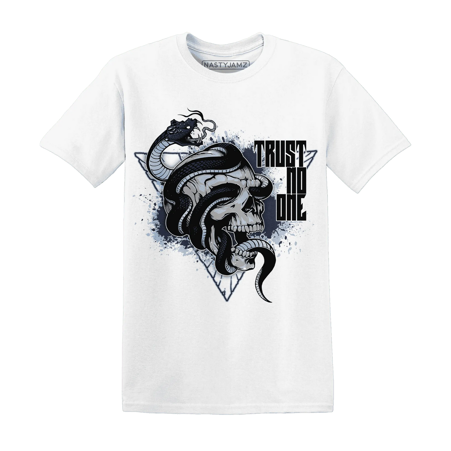 White-Navy-6s-T-Shirt-Match-Dont-Trust-Any