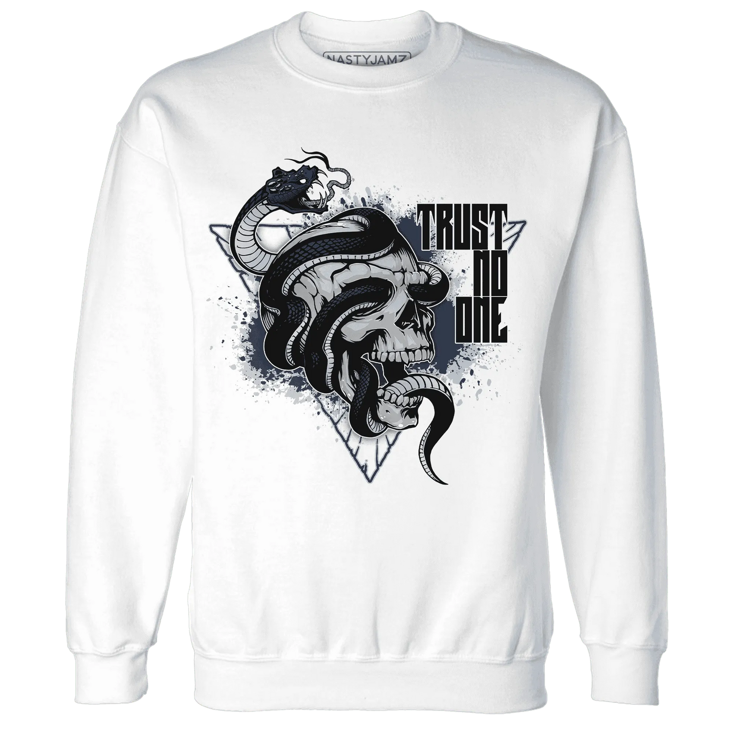 White-Navy-6s-Sweatshirt-Match-Dont-Trust-Any