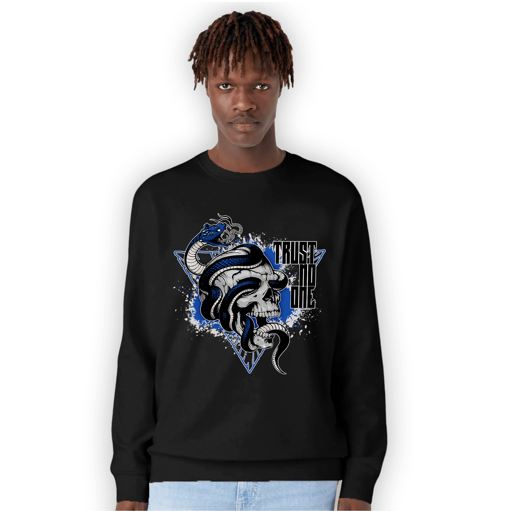 Air Max 1 86 Royal Sweatshirt Match Dont Trust Any - NastyJamz