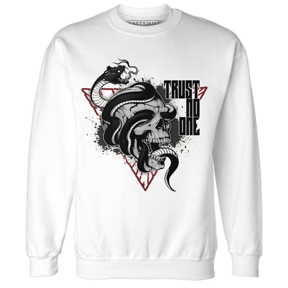 Jumman Jack University Red Sweatshirt Match Dont Trust Any - NastyJamz