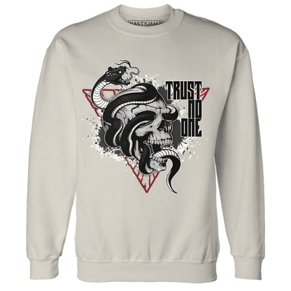Jumman Jack University Red Sweatshirt Match Dont Trust Any - NastyJamz