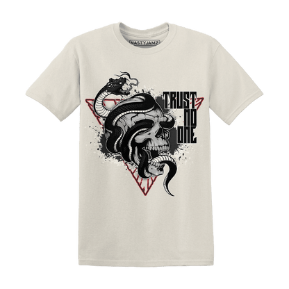 Jumman Jack University Red T Shirt Match Dont Trust Any - NastyJamz