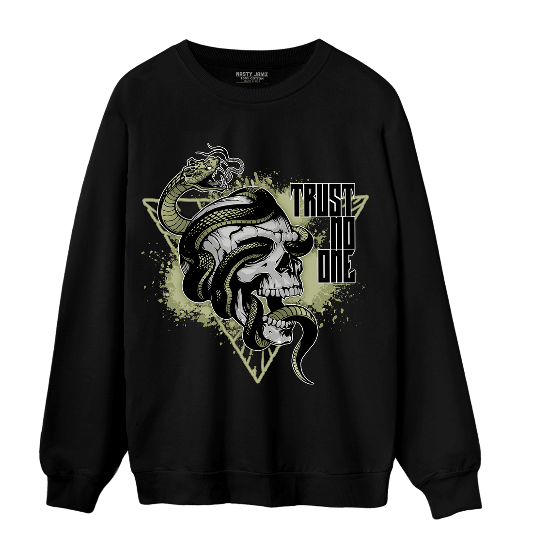 Yeezy Slide Resin Sweatshirt Match Dont Trust Any - NastyJamz