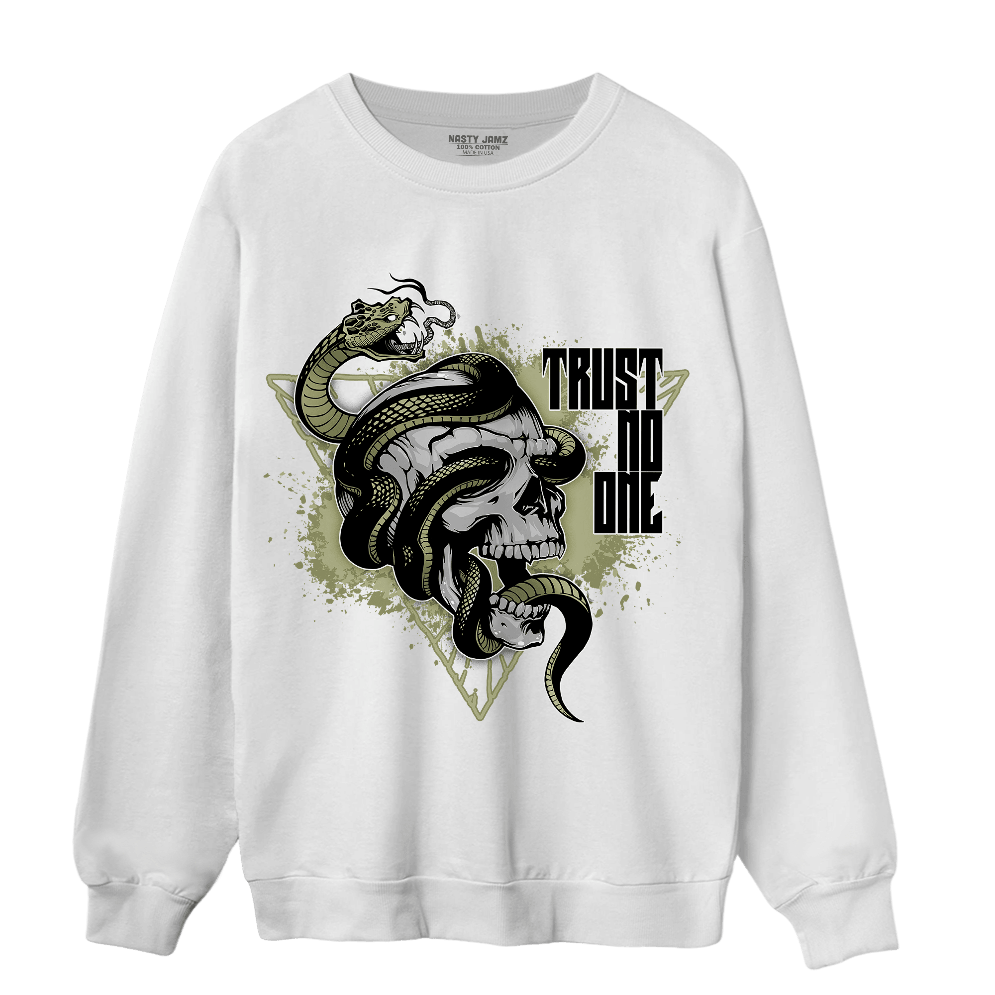 Yeezy Slide Resin Sweatshirt Match Dont Trust Any - NastyJamz