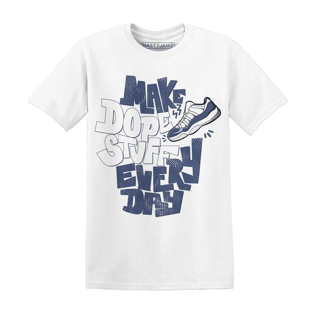 Low-Diffused-Blue-11s-T-Shirt-Match-Dope-Sneaker
