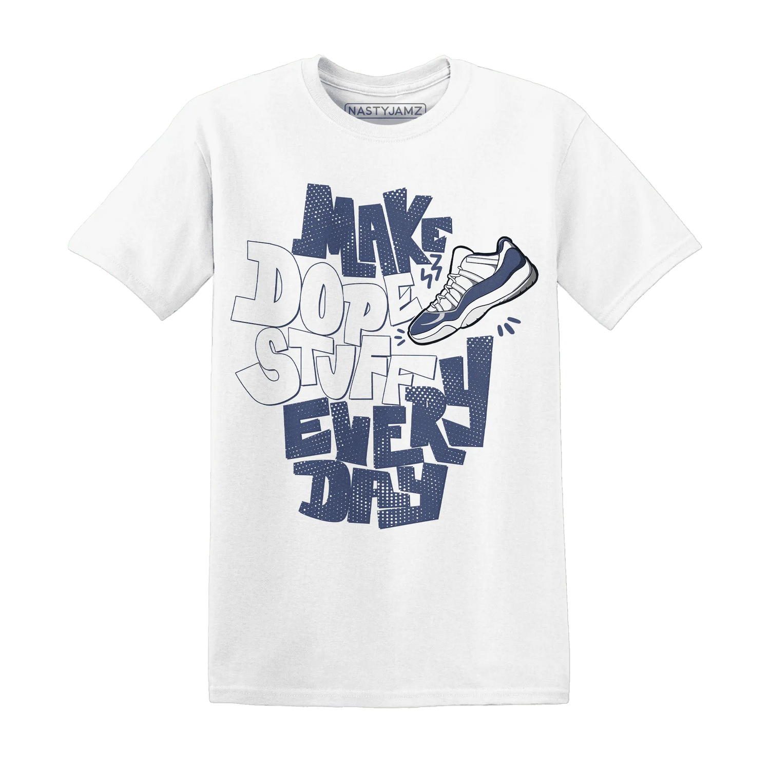 Low-Diffused-Blue-11s-T-Shirt-Match-Dope-Sneaker