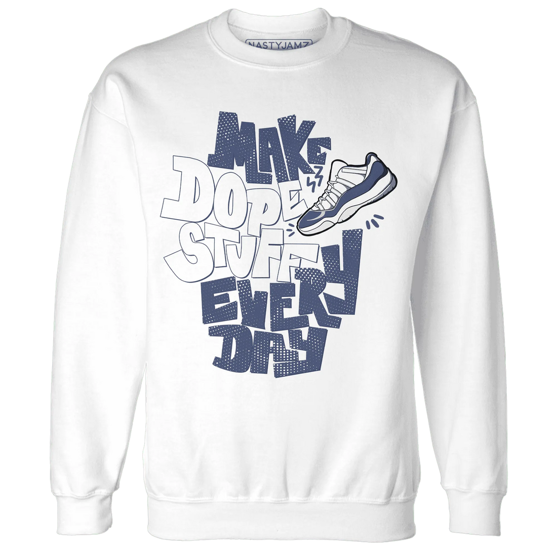 Low-Diffused-Blue-11s-Sweatshirt-Match-Dope-Sneaker