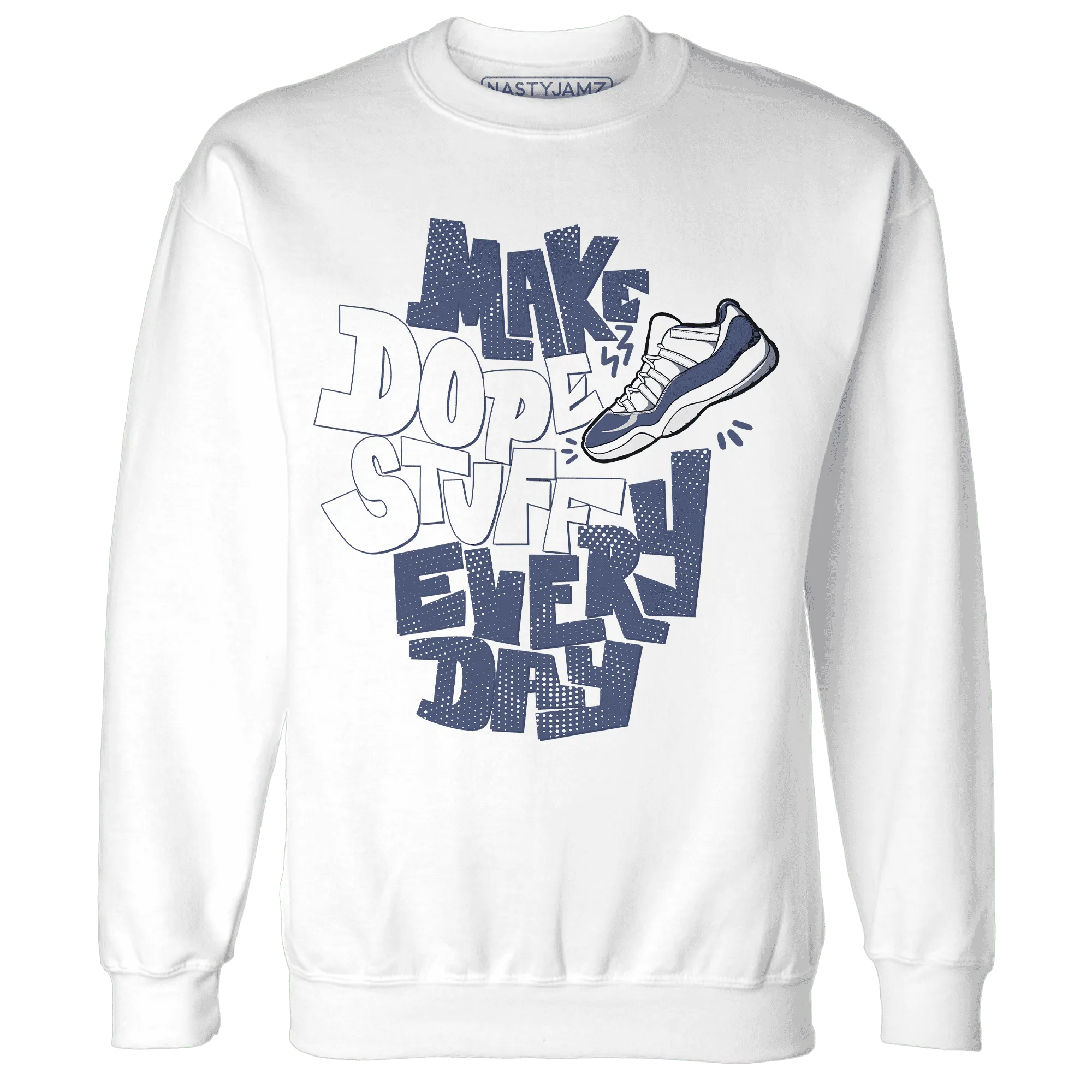 Low-Diffused-Blue-11s-Sweatshirt-Match-Dope-Sneaker