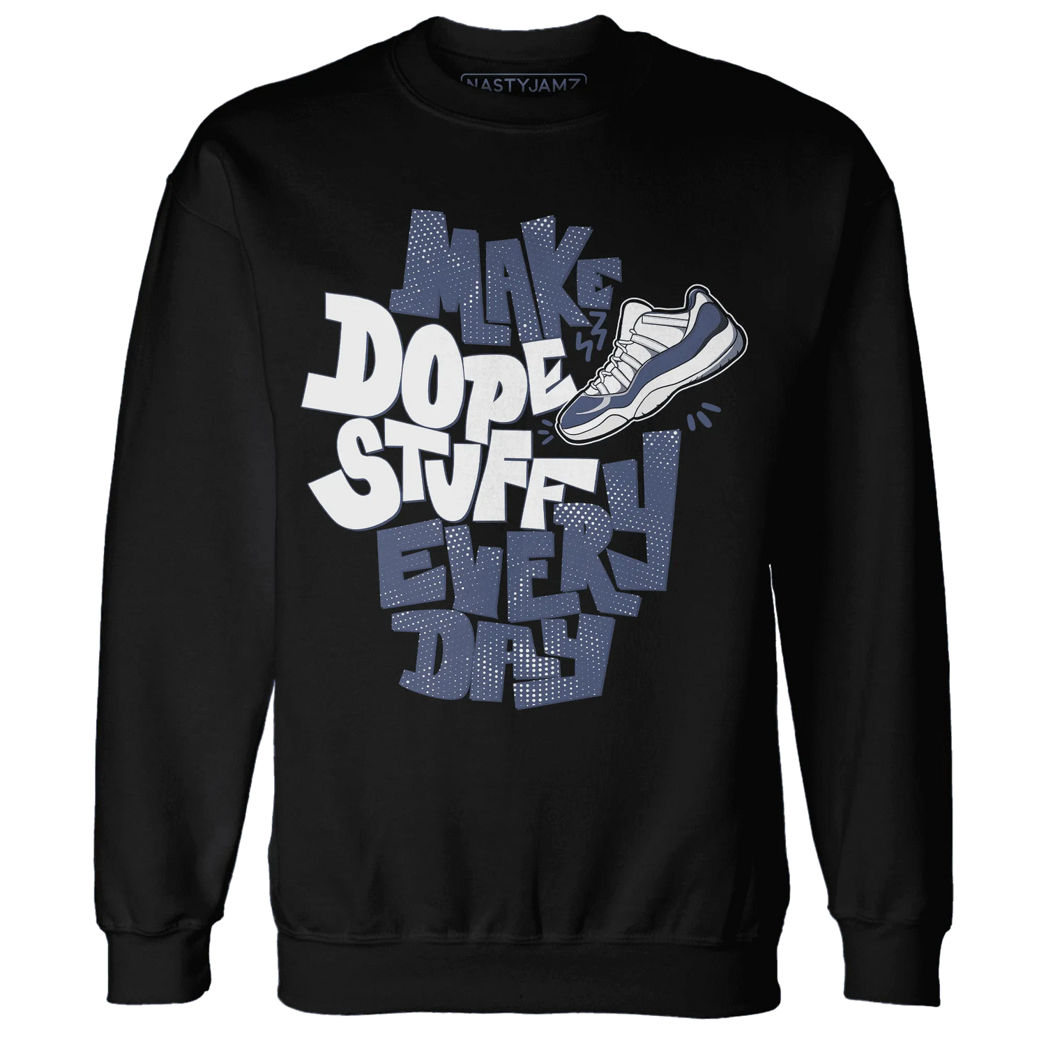 Low-Diffused-Blue-11s-Sweatshirt-Match-Dope-Sneaker