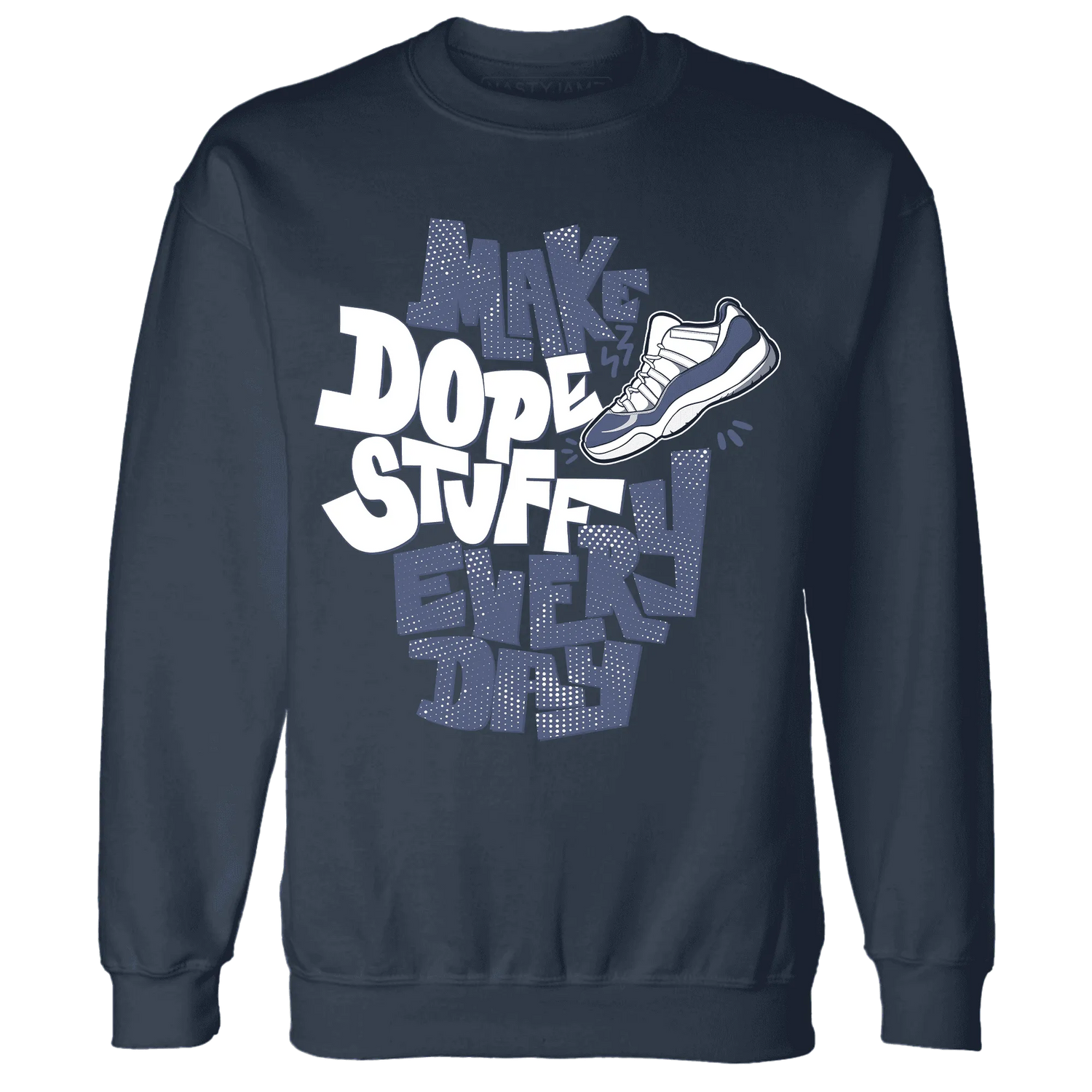 Low-Diffused-Blue-11s-Sweatshirt-Match-Dope-Sneaker