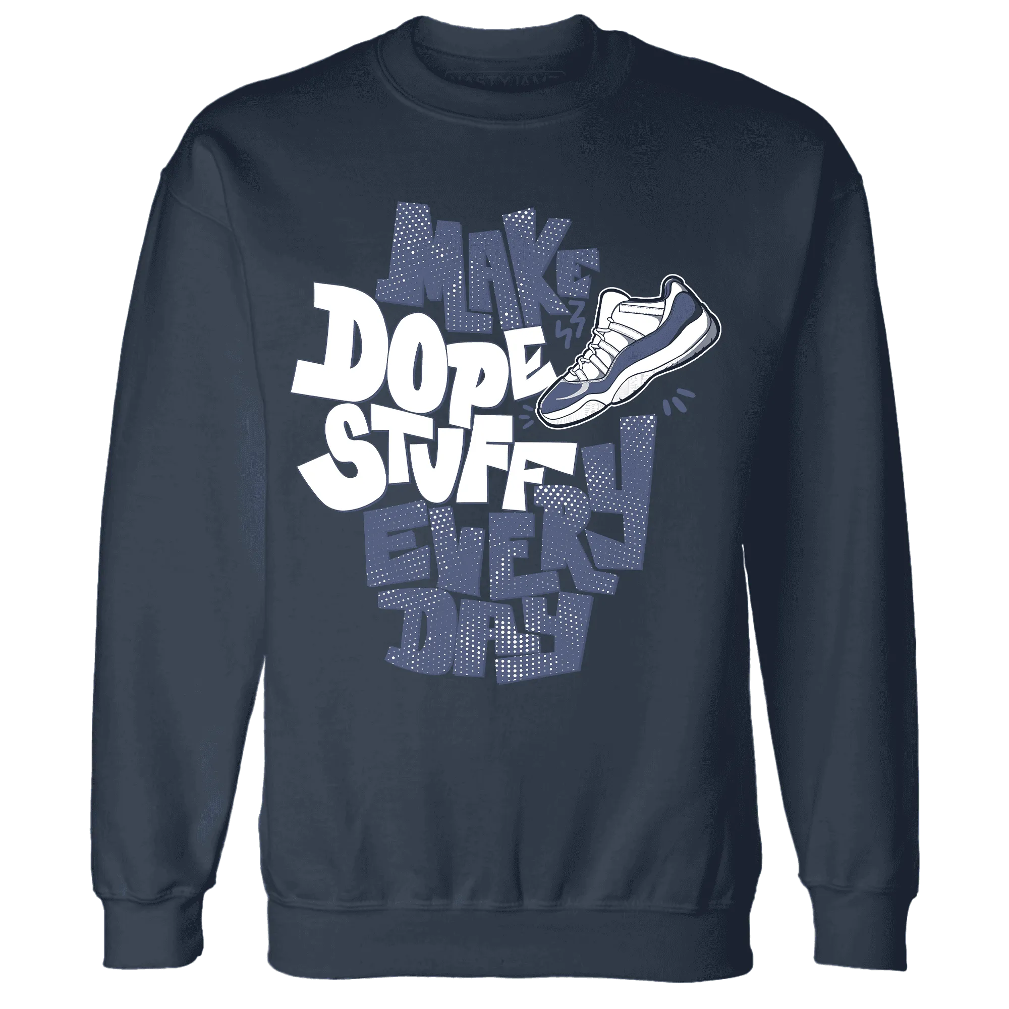 Low-Diffused-Blue-11s-Sweatshirt-Match-Dope-Sneaker