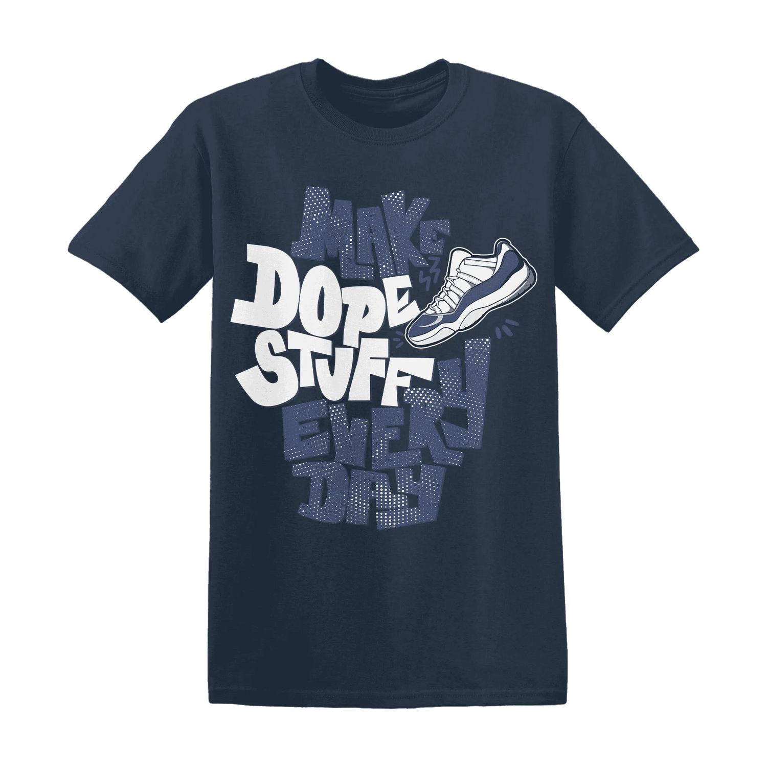 Low-Diffused-Blue-11s-T-Shirt-Match-Dope-Sneaker