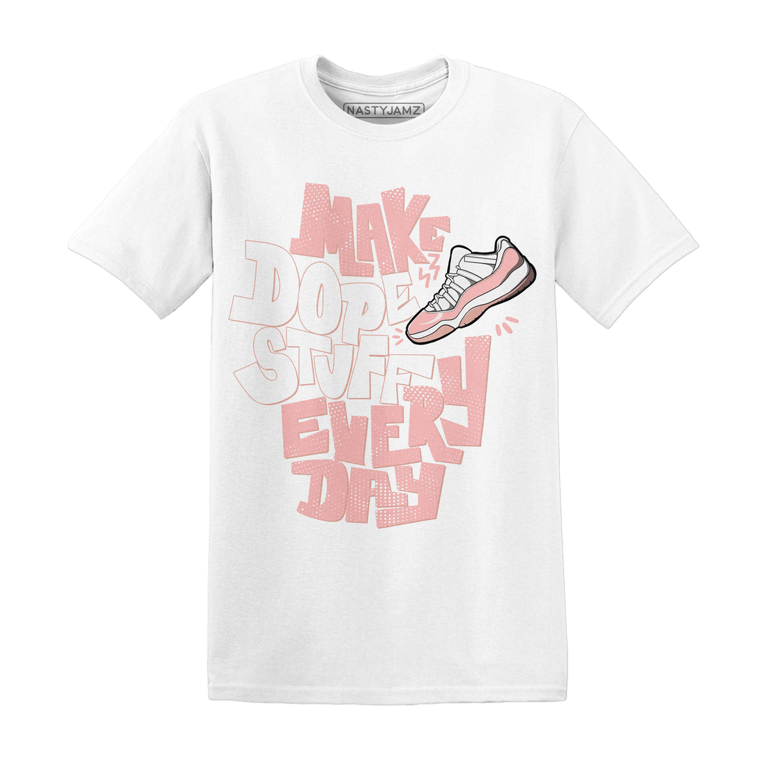 Low Legend Pink 11s T Shirt Match Dope Sneaker - NastyJamz