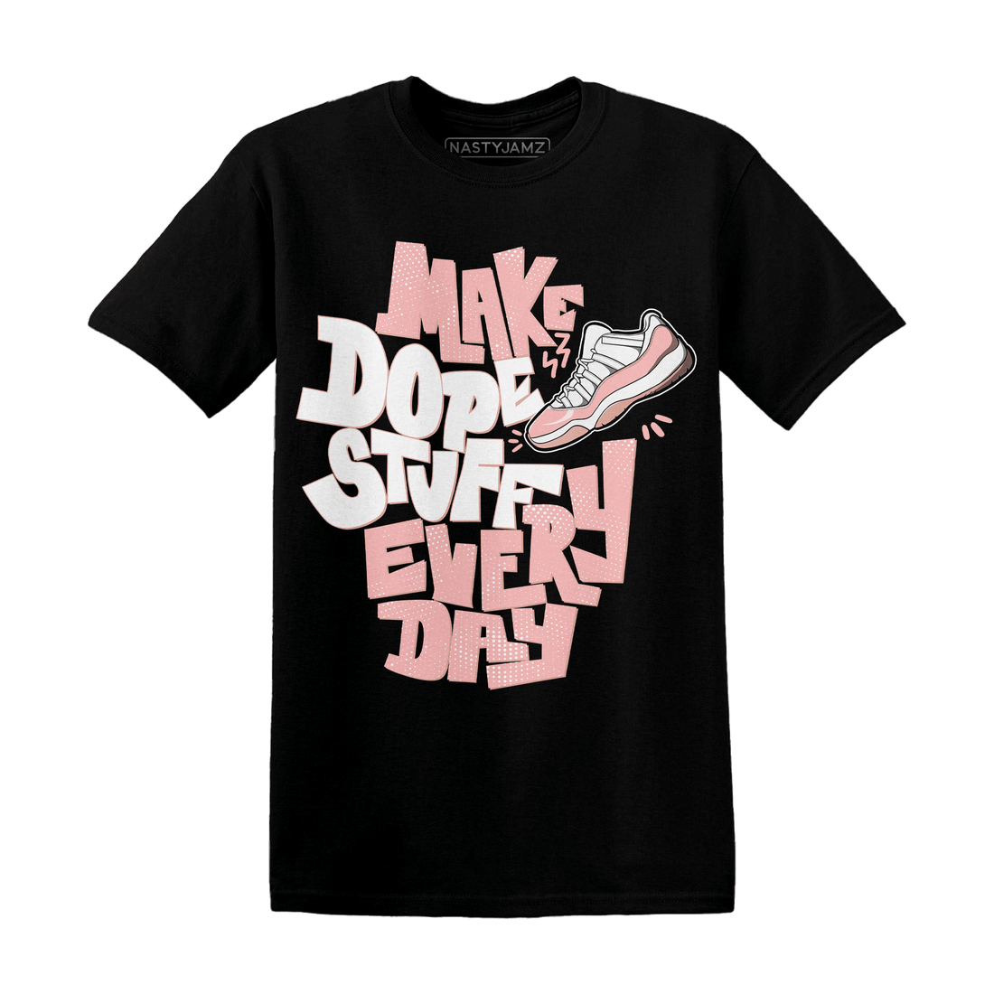 Low Legend Pink 11s T Shirt Match Dope Sneaker - NastyJamz